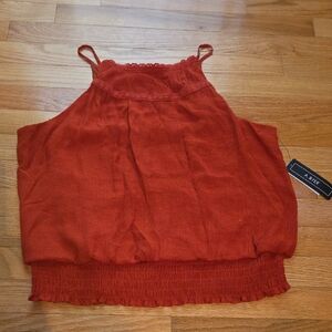 A. Byer Women's Terracotta Camisole Top